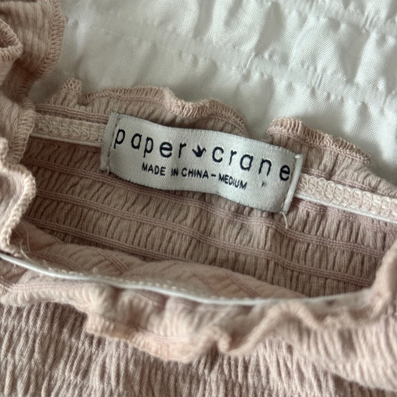 Dusty Pink Crop Top - Picture 2 of 2